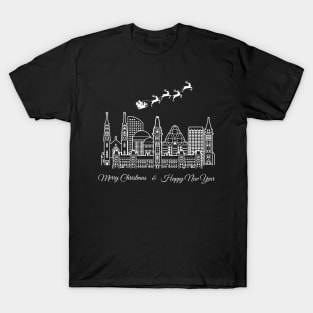 Merry Christmas Happy New Year Ottawa Canada T-Shirt